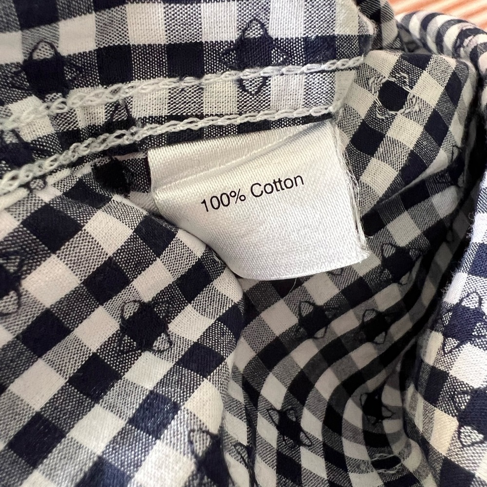 Report Collection Gingham Button-Down Long Sleeve… - image 3